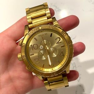 Nixon 51-30 Chrono Gold Oversized Watch